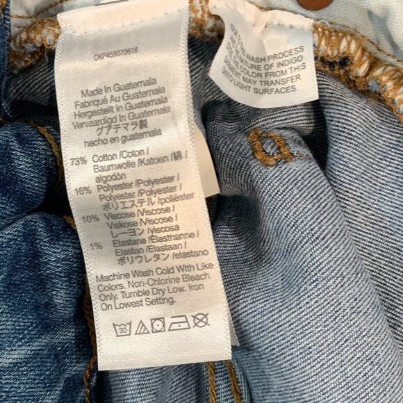 Madewell Jeans Women's Size 30 Keefe Wash Elastic Waist Pull On Relaxed Fit - Picture 12 of 16